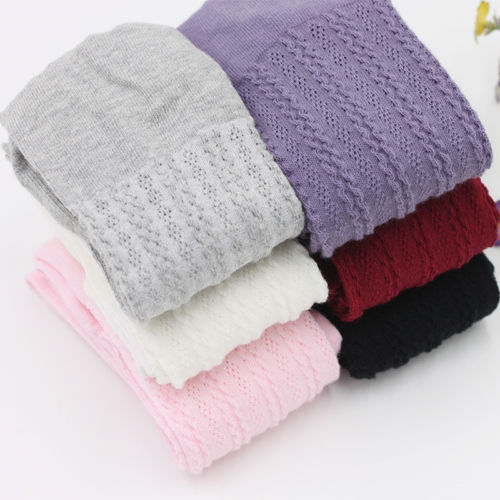 6M-3Y Peuter Infant Kid Baby Meisjes Herfst Winter Warm Knie Hoge Katoen Blend Stretch Panty Panty Kousen Kindje Kousen