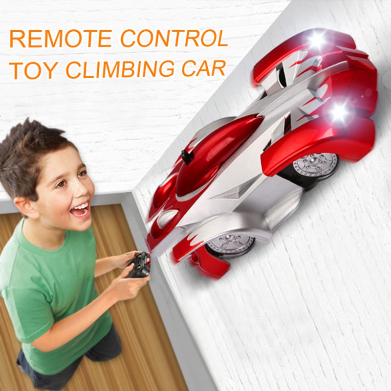 Anti gravité plafond escalade voiture électrique LED 360 rotation cascadeur RC voiture antigravité Machine Auto jouet voitures avec télécommande