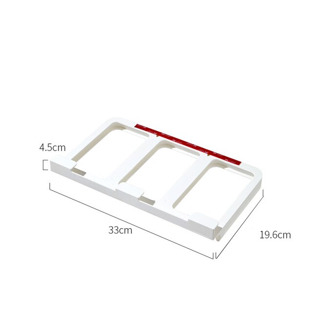 Cabinet Hanging Food Storage Container Kitchen Storage Cereal Dispenser Sealed Tank Cans Refrigerator Organizer 900/2300/3400ML: rack