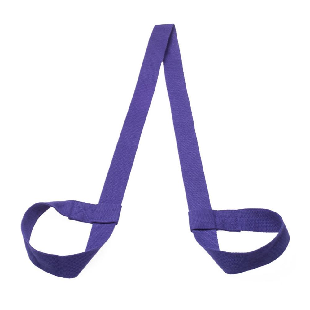 Yoga Mat Strap Multifunctional Yoga Mat Sling Sling For Mat Carrier Stretching Strap: Purple