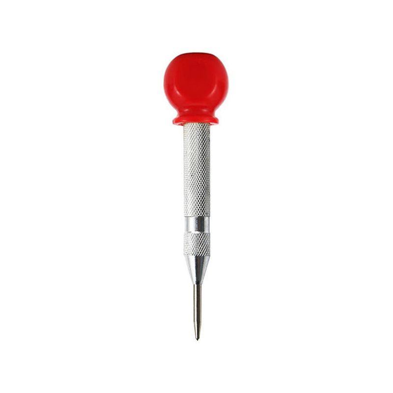 Punzón central automático, taladro de Metal General para carpintería, herramientas manuales de punzón automático con resorte ajustable para Metal y madera: YELLOW