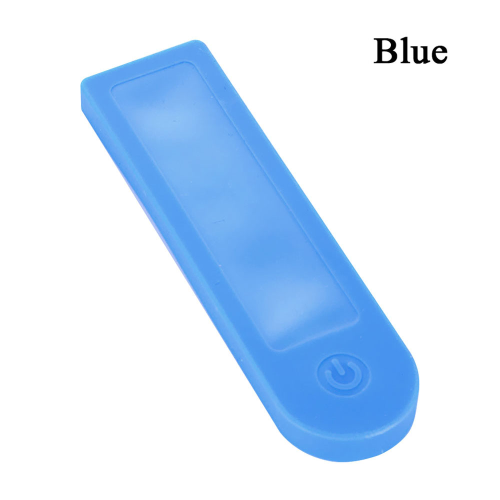 Universal Circuit Board Dashboard Cover Water-proof Soft Silicone Sleeve Protect Case For Xiaomi M365 1S Pro 2 Electric Scooter: Blue