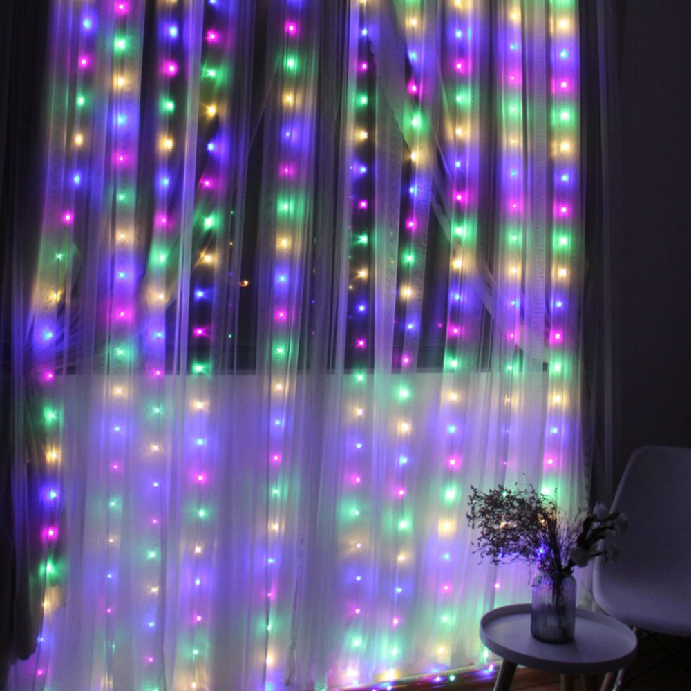 3Mx1M/2M/3M Battery LED String Lights USB Fairy Lights Garland For Year Wedding Party Christmas Home Curtain Decoration