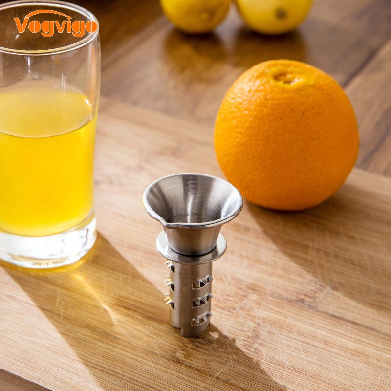 VOGVIGO Mini Juicer Handheld Sap Maker Rvs Manual Squeezer Pers voor Oranje Citroen Citrus Thuis Portable Gebruik