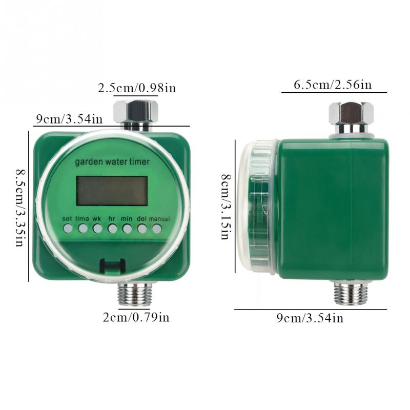 Precise Garden Irrigation Controller Rain Sensor LCD Display Automatic Watering Timer Electronic Garden Irrigation Controller