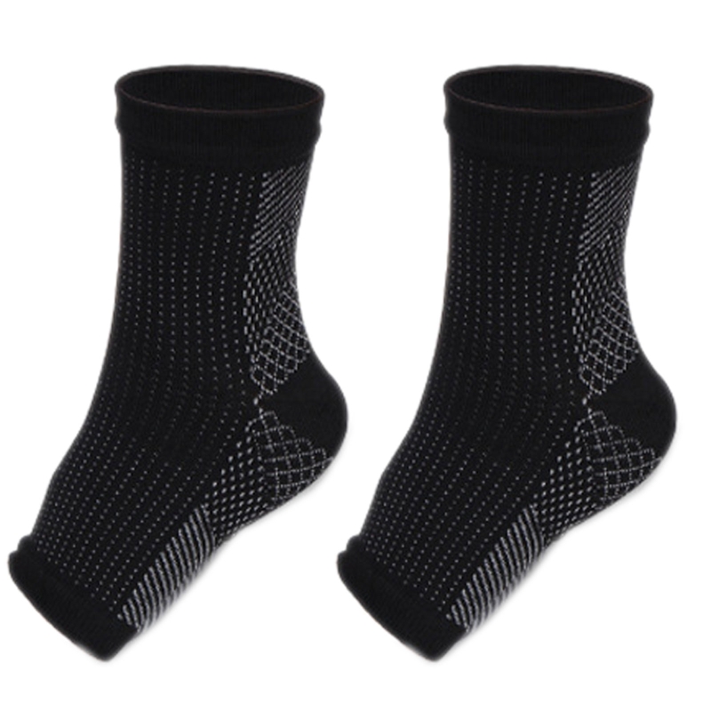 Foot Compression Sleeve, Plantar Fasciitis Socks for Arch Support, Achilles Tendonitis &amp; Foot Pain Relief Toeless Socks