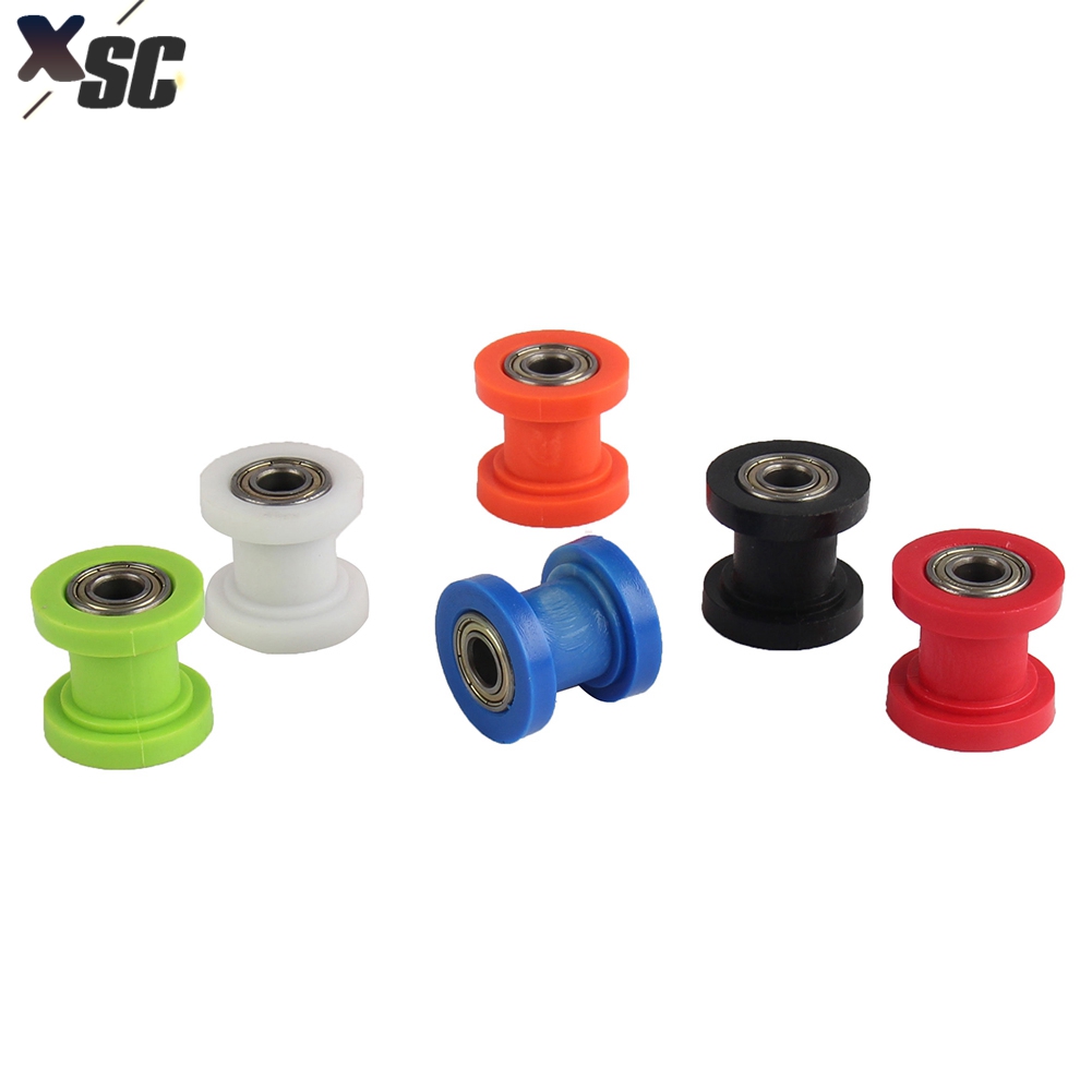 Motorcycle Swingarm Protection Chain Slider Rear Cover Chain Protector Guard Guide Roller Wheel Guard Set Pit Dirt Bike Racing