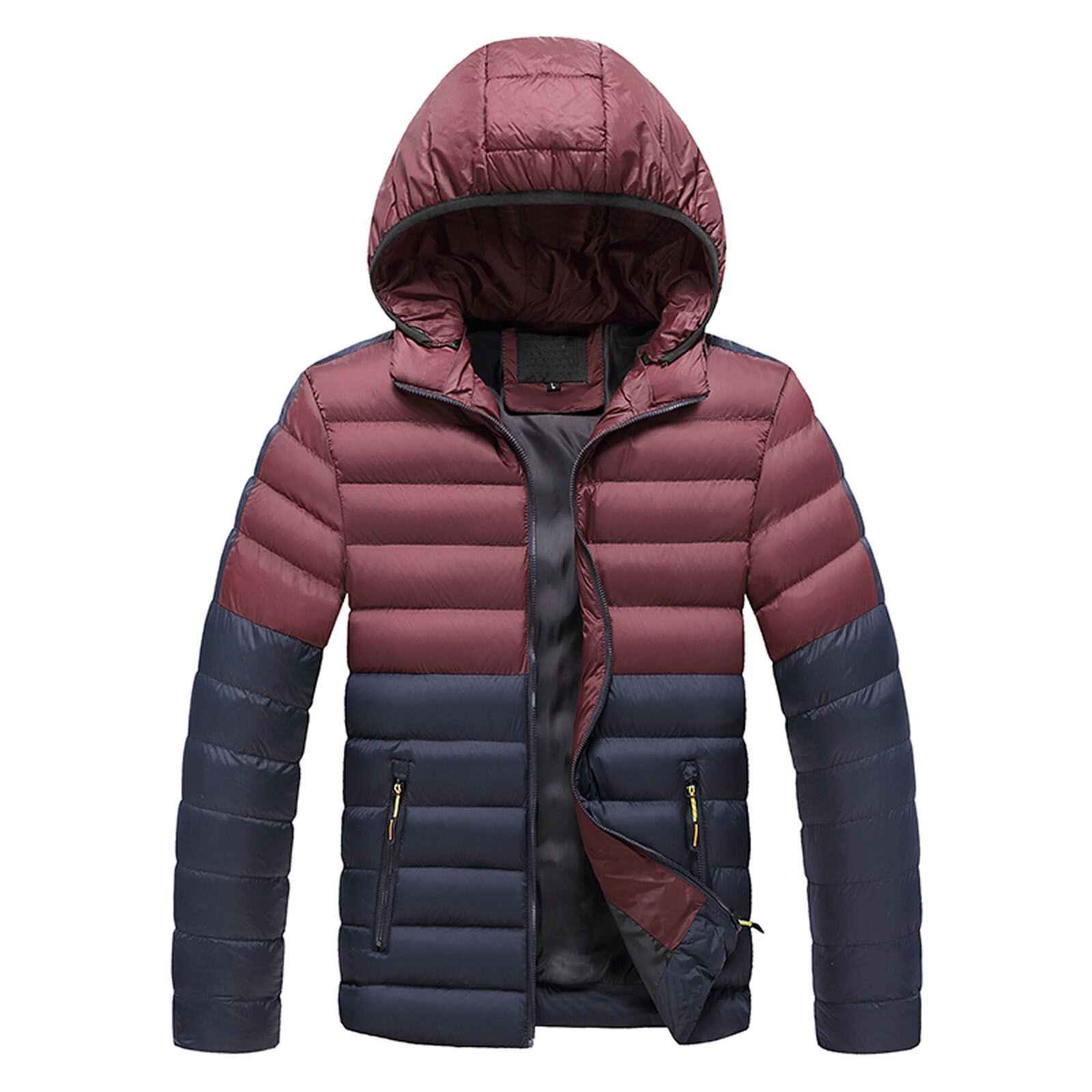 Fishing Fishing Clothes for Men Winter Solid Coat Warm Light Jacket Breathable Fishing Shirt Outdoor Fishing Wear Nov 13rd: Red / L