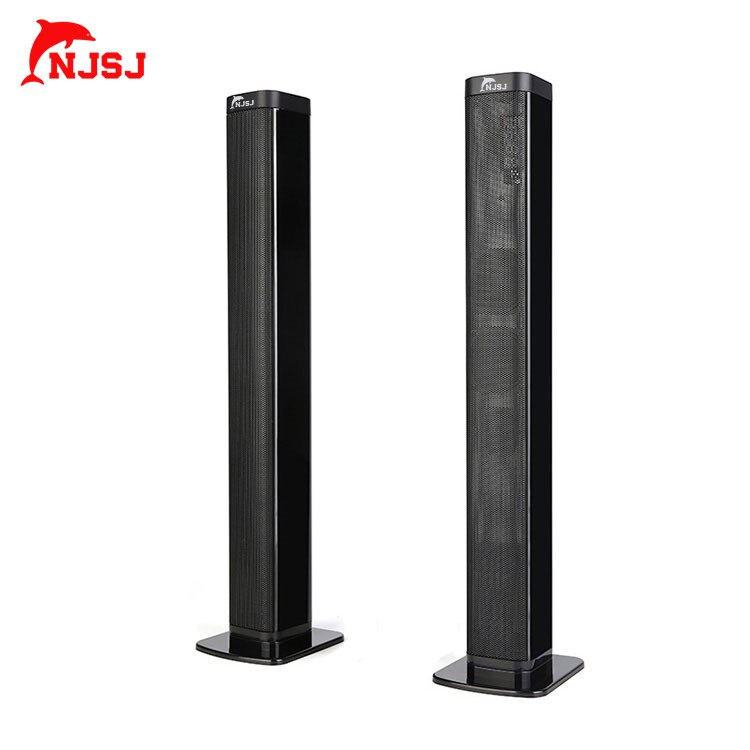 NJSJ 3D stereo surround sound 2.0 tower wireless soundbar speaker home theater like enjoyment