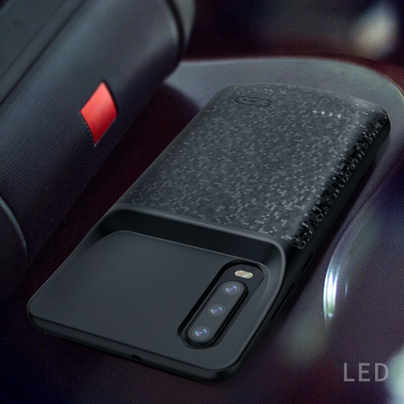 Estojo carregador de bateria 4700mah, banco de energia para huawei p30/p30 lite/p30 pro caso do telefone poverbank