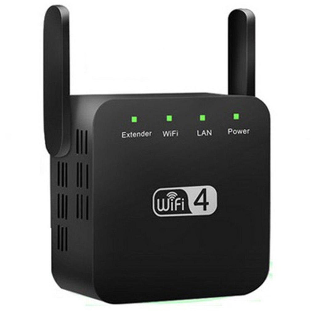 Amplificateur WiFi 2,4 GHz 300 Mbit/s - Répéteur Avec Antenne Intégrée Et Port LAN - Installation Facile, Couverture Étendue