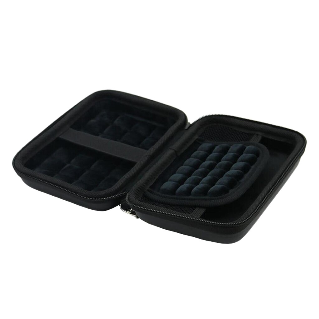 Black Hard Carry Pouch For Glucometer/Glucose Meter Case Organizer Carrying Case