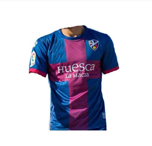 Weska-21 Sd Voetbal T-shirt, Thuis Voetbal Apparatuur, 21 Sd Huesca Voetbal Apparatuur, Voetbal Apparatuur Met E: Paars / Men size S