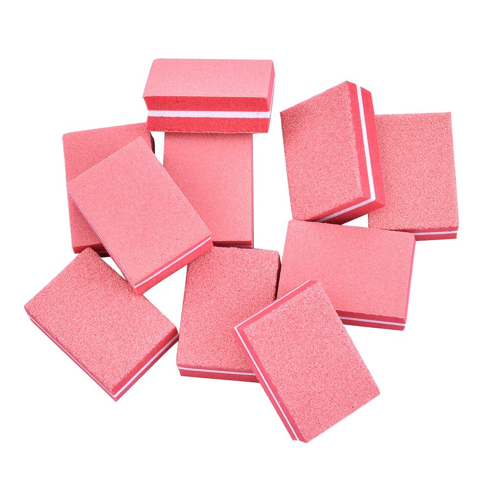 Esponja para pulir uñas, bloque de lijado, pedicura, manicura, herramientas de Arte de uñas, esmalte de uñas duradero y sin daños, Unisex, 10 Uds.: TE161