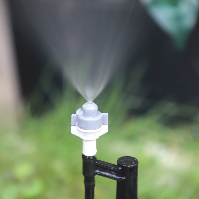 Gewächshaus Bewässerung Düse Garten Bewässerung Zerstäubung Sprinkler Beschlagen Emitter Brechenden Drehbare Düse