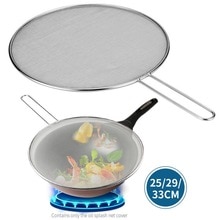 25/29 Cm Splash Guard for Pans Gadget Cooking Practical Spill Stopper Cover Anti-Overflow Lid Convenient
