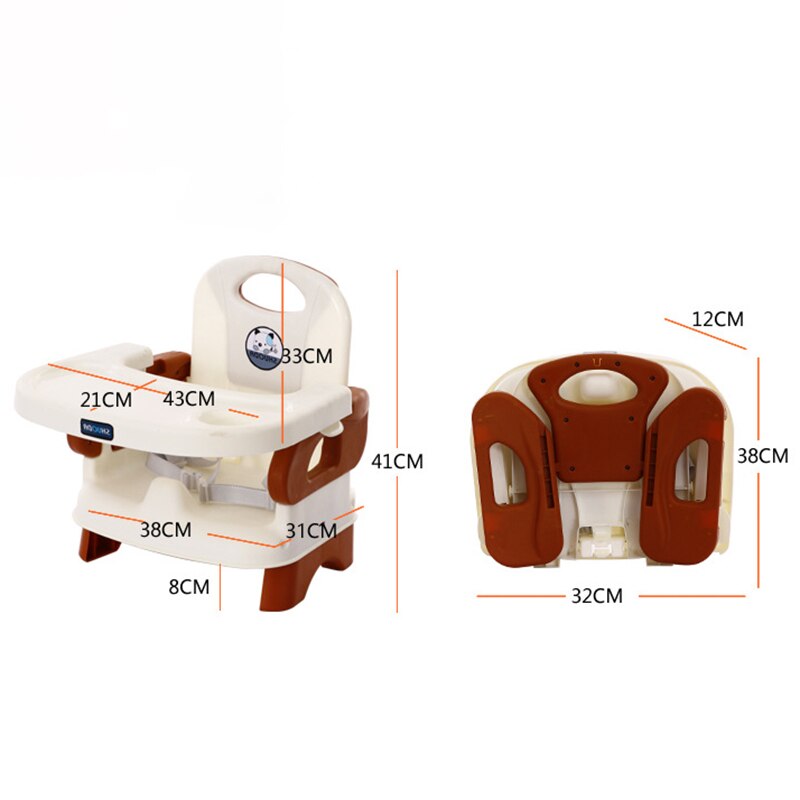 Foldable Baby Dining Chair Outdoor Portable Childr... – Grandado