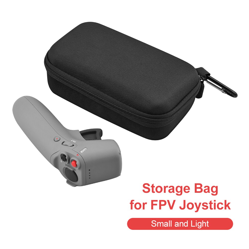 Drone Remote Control Protective Case Portable Shockproof Controller Storage Bag for DJI FPV Joystick Carrying Case