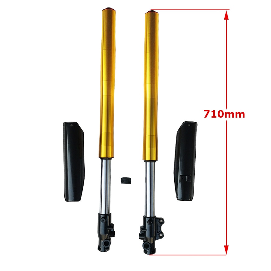 710mm Upside Down Front Fork Shock Absorber Suspension For Motocorss Off-Road Motorcycle CRF50 70 Style Dirt Pit Bike 12mm/15mm