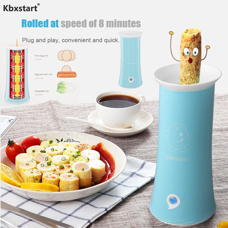 220V Omelette Automatic Multifunction Mini Egg Roll Maker Breakfast Maker Egg Boiler Master Sausage Machine Kitchen Egg Cooker