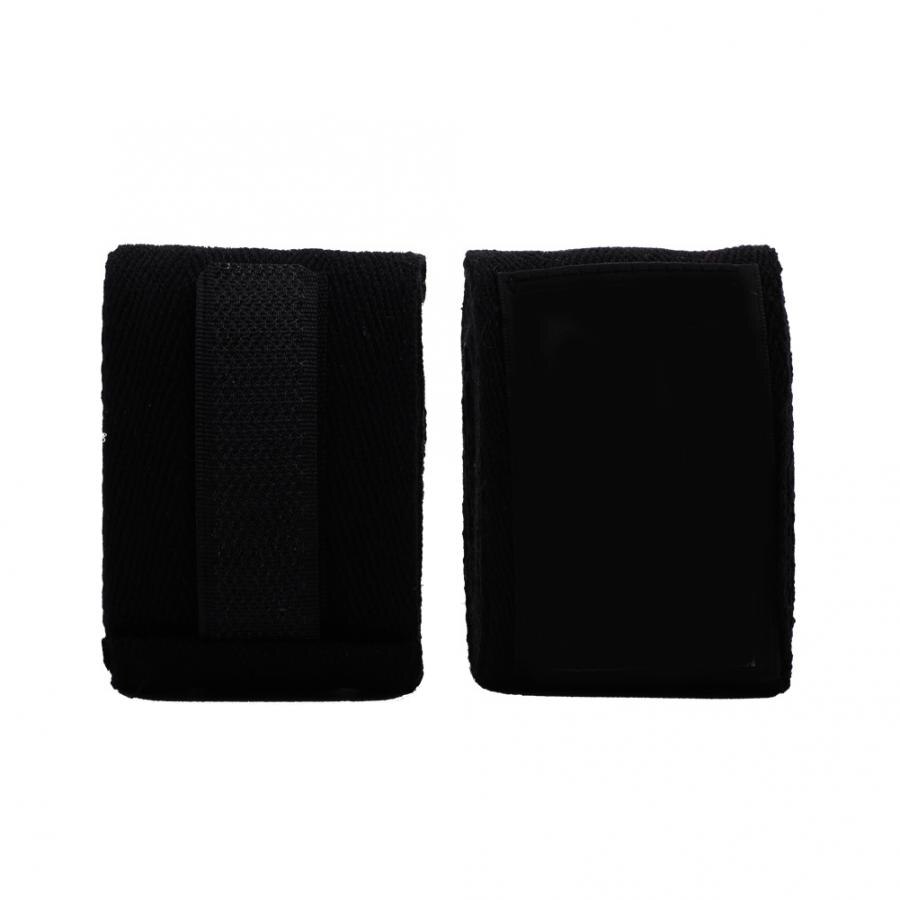 1 pair unisex wrist support boxing kickboxing muay thai hand wrap breathable fast drying cotton handwraps sports wrist band 2.5m: Black