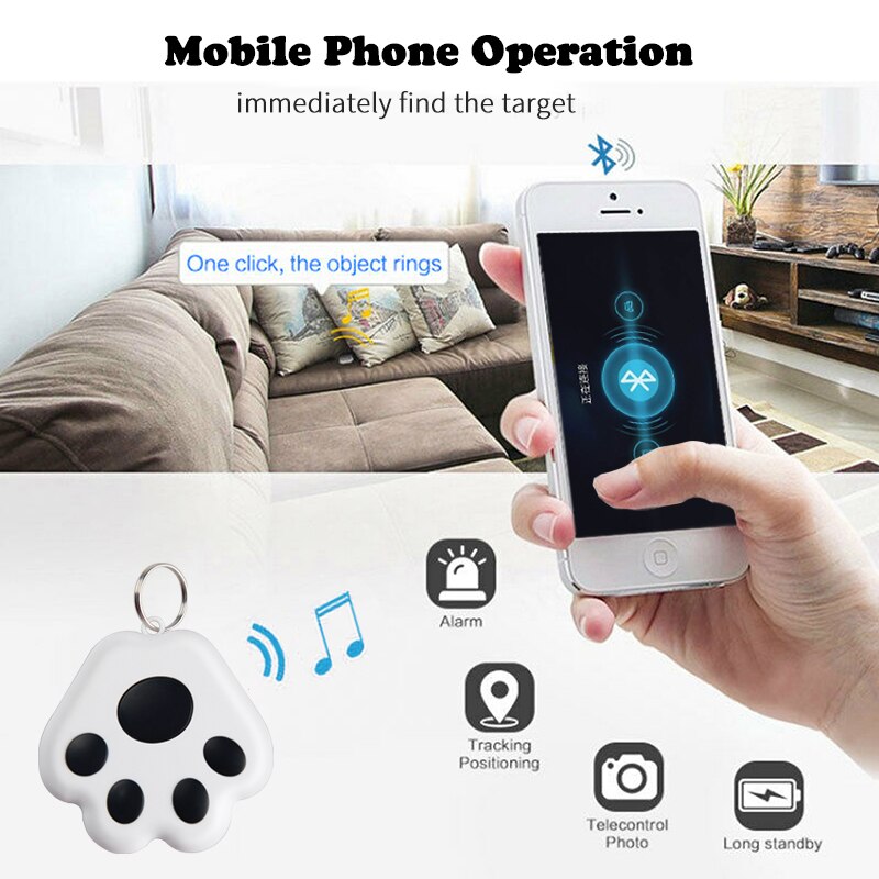 Bluetooth 4.0 Tracker GPS Key Finder Locator Wireless Anti Lost Alarm Sensor Device Wireless Controller Self-Timer Shutter
