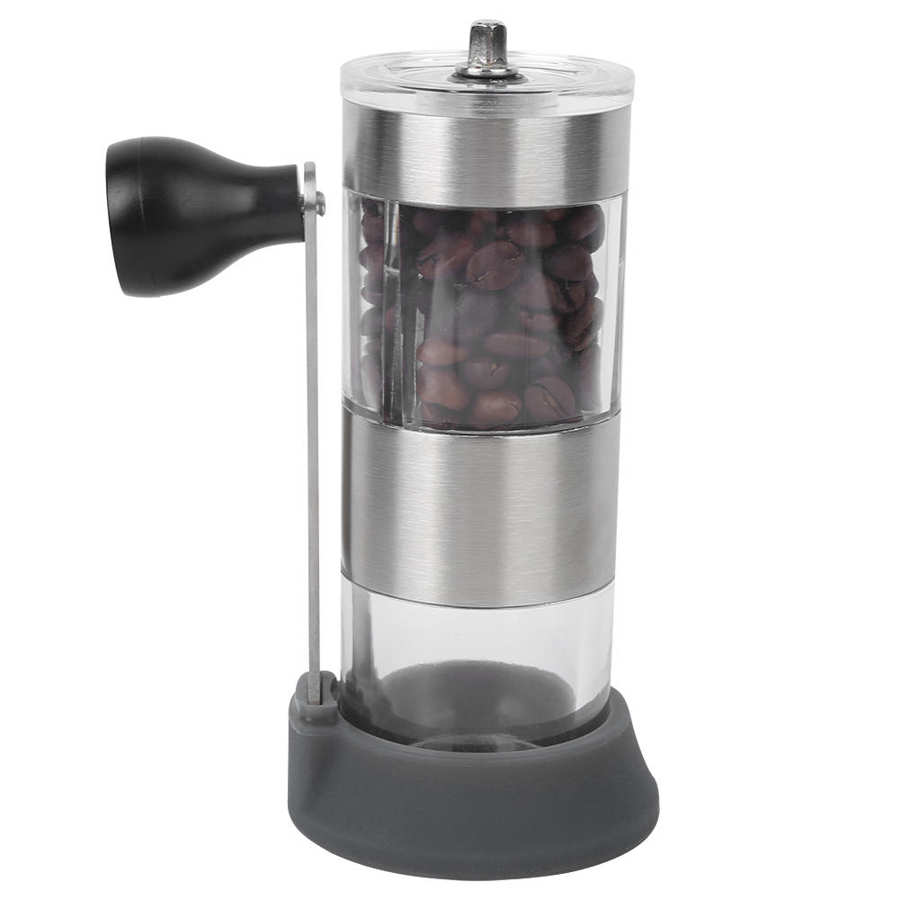 Handmatige koffiemolen met handzwengel handmatige koffiemolen afwasbaar instelbare koffiebonenkorrels maalmachine koffiemolen