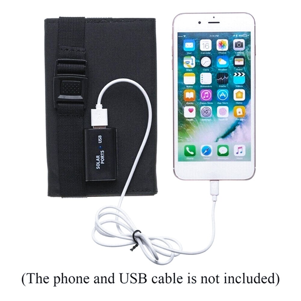 20w solcelle solcelle oplader controller til mobiltelefon folde usb solpanel udendørs foldbar sol batteri oplader