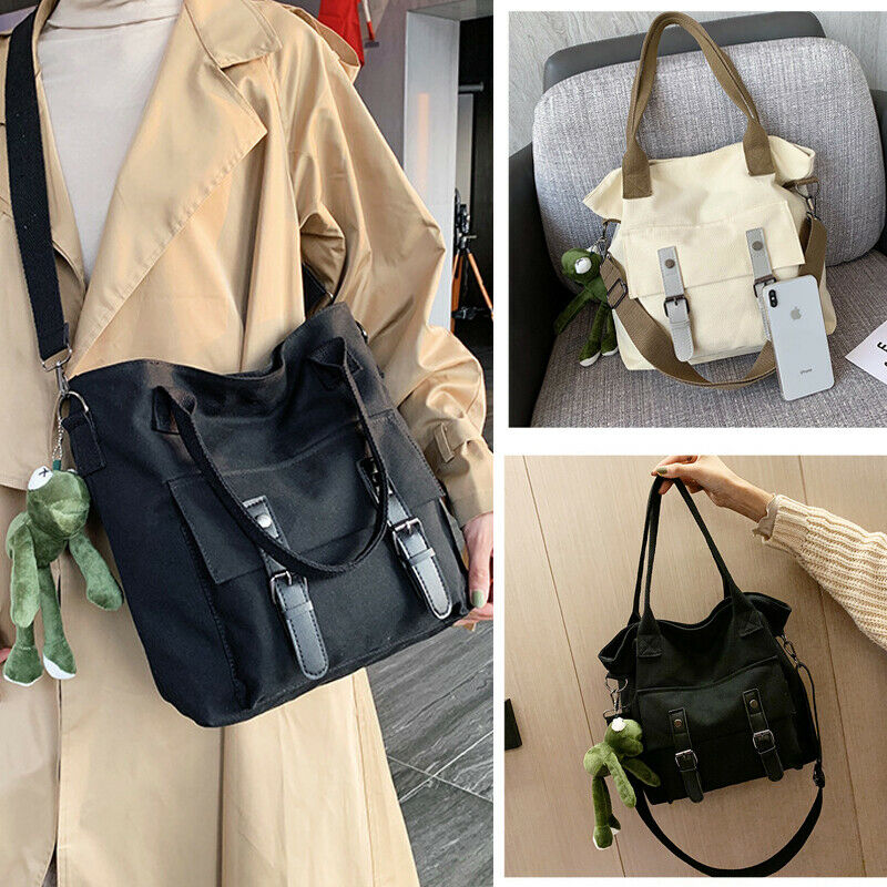 Dames crossbody messenger schoudertas canvas tas dames handtas