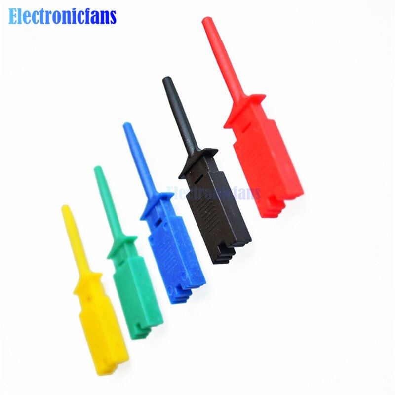 5PCS Hooks Test Clips 5 Colors for Logic Analyzers Logic Test Clip