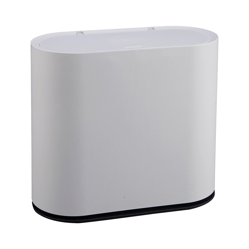 Household Bathroom Narrow Trash Can Office Living Room Toilet Kitchen Waste Storage Garbage Bin