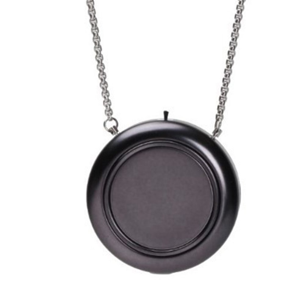 Air Purifier USB Portable Wearable Necklace Negative Ionizer Anion Air Cleaner Personal Wearable Necklace: Yellow