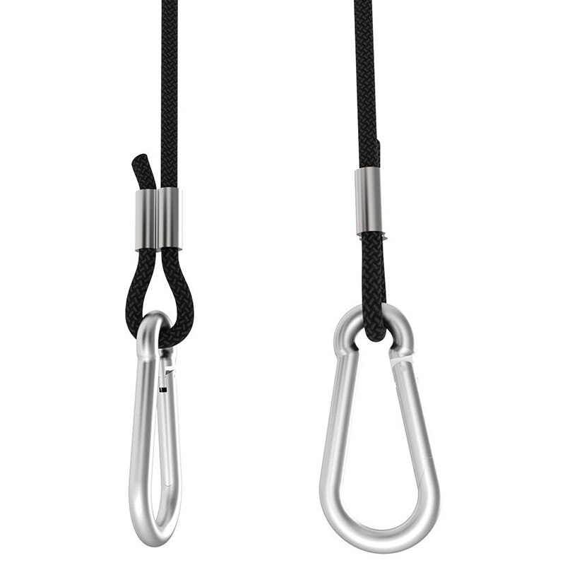 2 st  m25 kran remskiva block svängbar krok enkel remskiva block hängande 20 meter nylon remskiva lina karbinhake clips