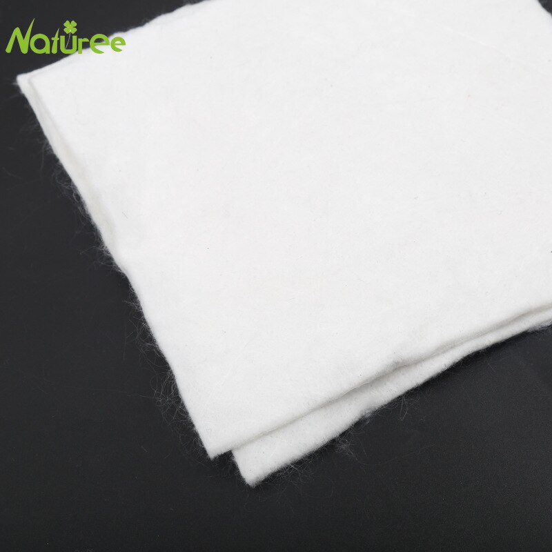 1m*1m Non-woven Geotextile Fabric Silk White Polyester 150g Construction Site Composite Dust-proof and Water-permeable Fabric