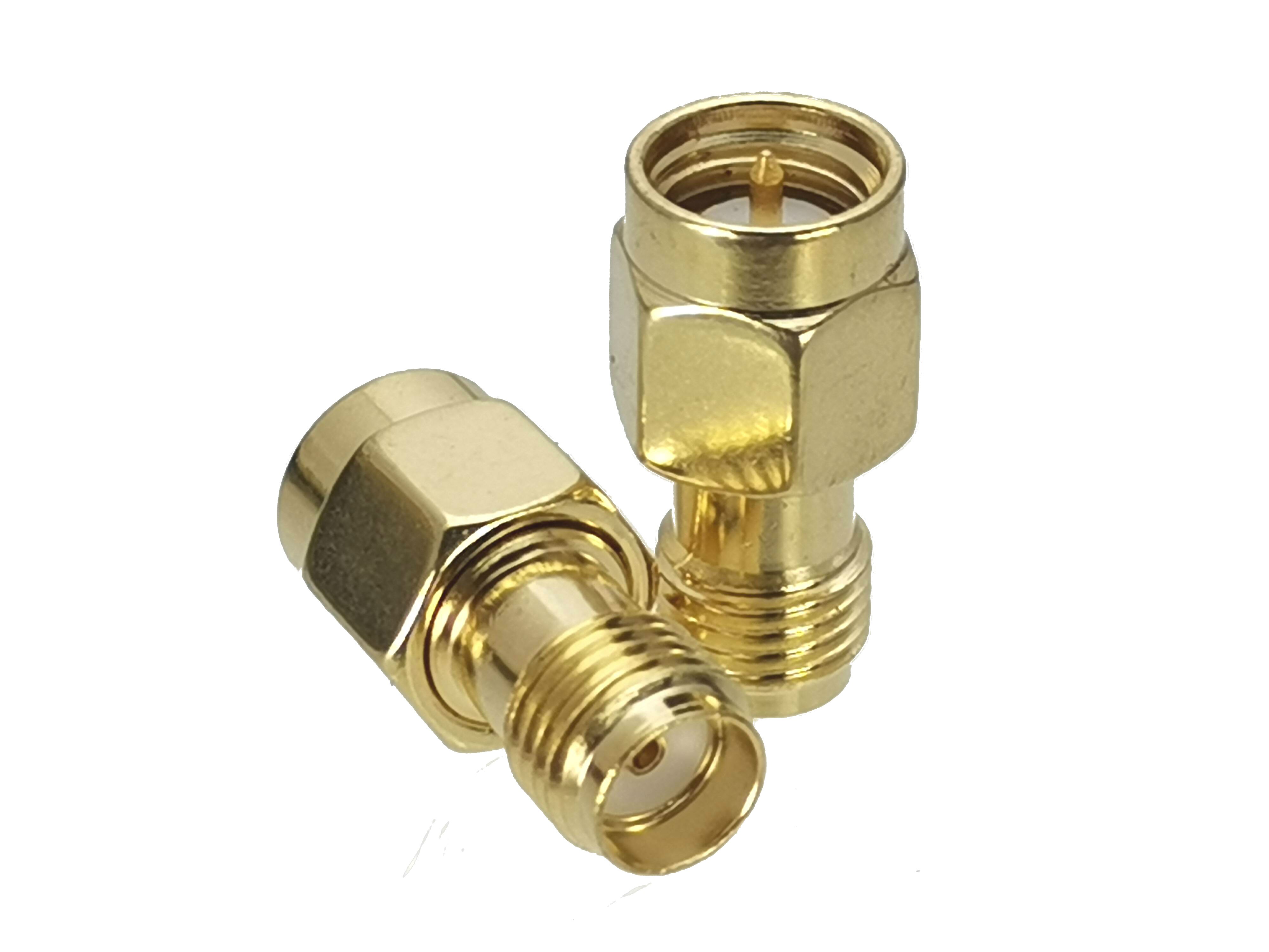 SMA/RP-SMA til MMCX/MCX/CRC9/TS9 - Koaksial Adapter: Type 19-1 stk