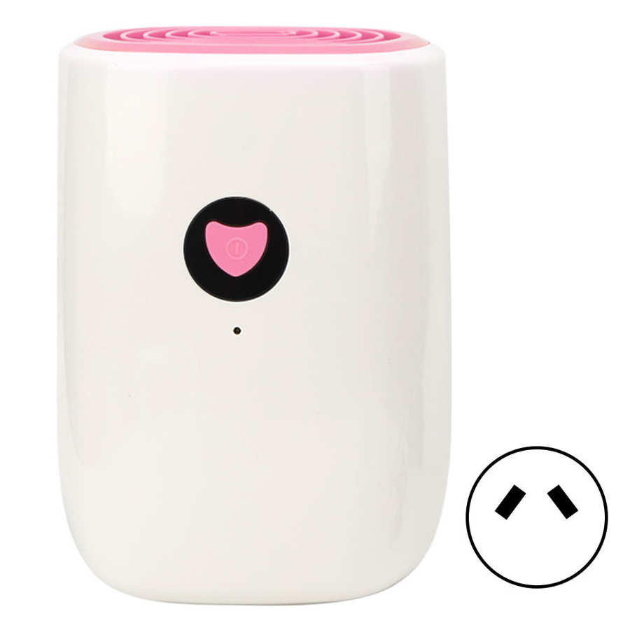 800ML Dehumidifier Mini Electric Dehumidification Machine For Basement Home: pink / AU Plug