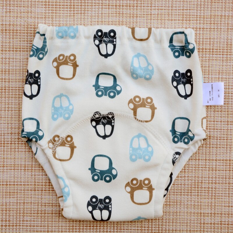 5pcs/lot Cotton Waterproof Toddler Potty Training Pants for Boys Girls Diapers Washable and Reusable Baby Breathable Nappy