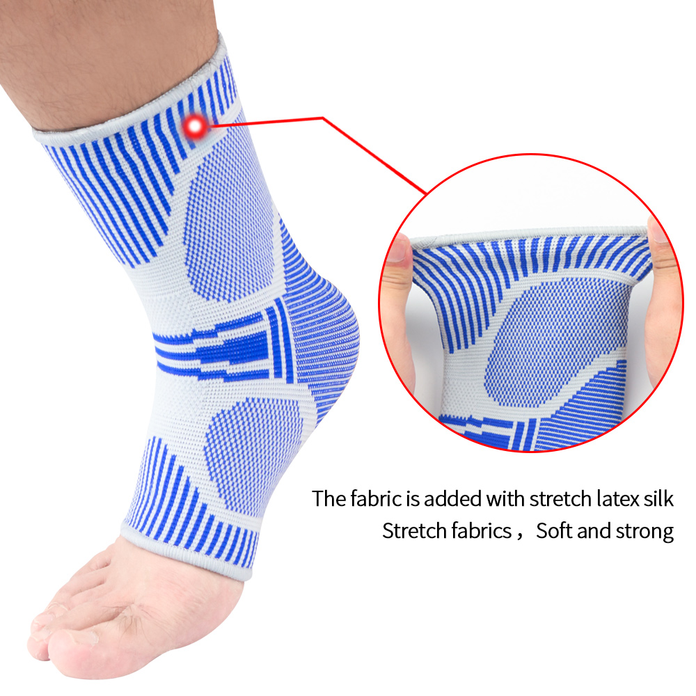 TopRunn 1Pc cavigliera sport pallacanestro calcio compressione piede caviglia manica elastica supporto Brace Guard calzini protettivi