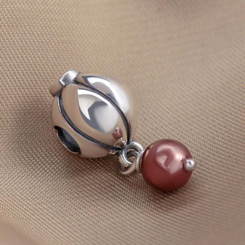 100% s925 silver charm niche personality bracelet accessories pumpkin pendant beads