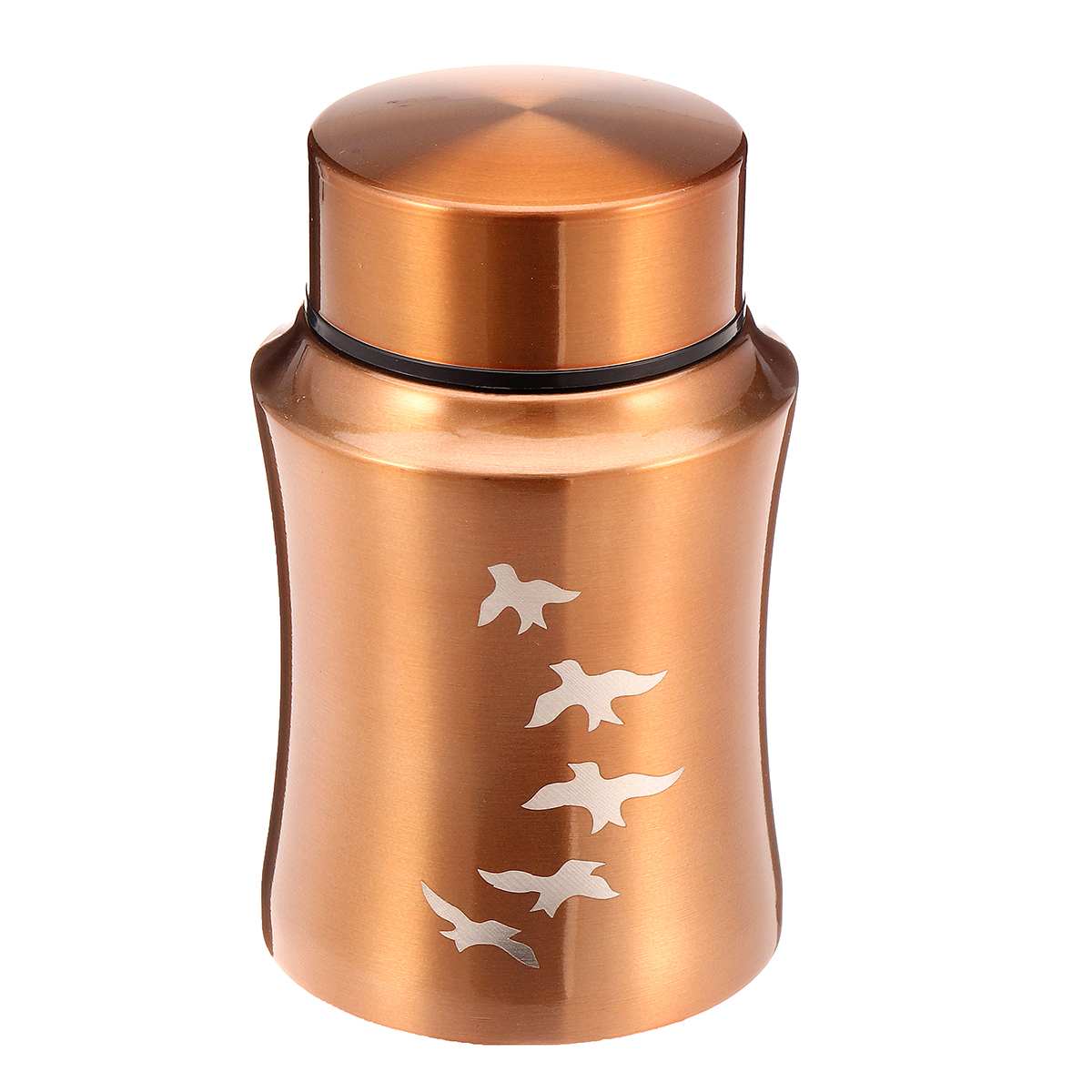 Złoto/srebro drzewo urny ze stali nierdzewnej zwierzęta placki kot ptaki mysz kremacja urna na prochy pamiątka trumna columbar zwierzęta pamiątki: ptak złoto