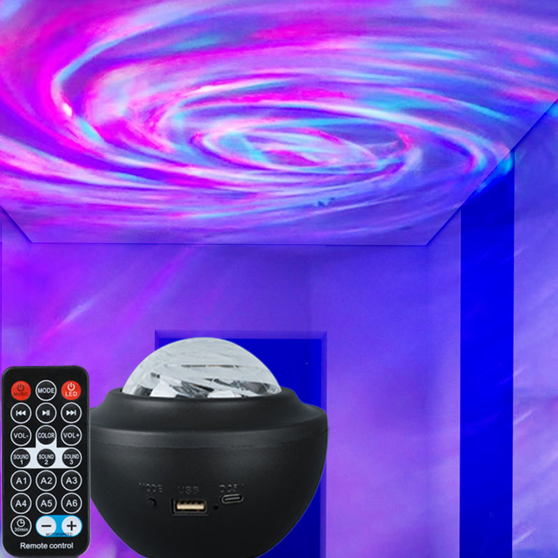 LED Nordlichter Galaxy Projektor USB Aurora Sternenhimmel Lampe Bluetooth Lautsprecher Fernbedienung Rotierenden Raum Party Hochzeit Dekorationen