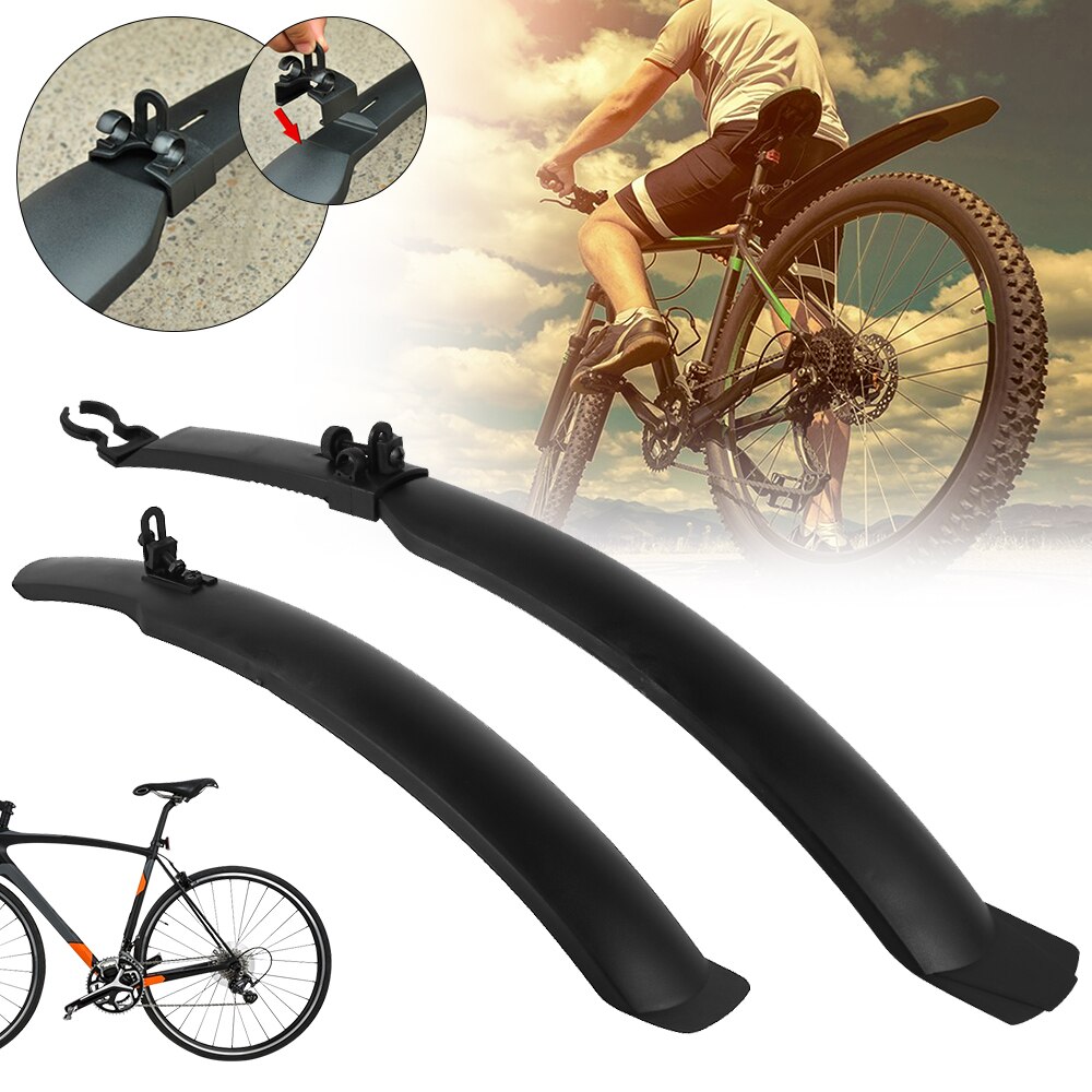 Bike Mudguard Wings Road Mountain Bicycle Front Rear Fender Cycling Fender Set Mud Flaps on Bicycle Front / Rear Mudguards