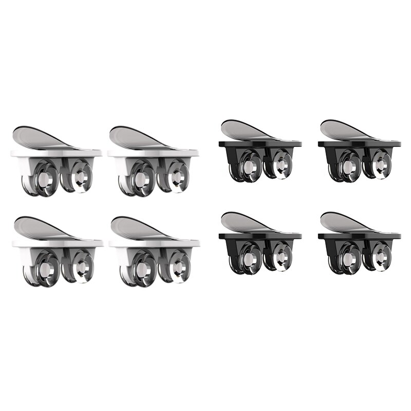 4 PCS Stickable Caster Directional Wheels Self Adhesive Storage Box Pulley Universal Furniture Wheel for Moving