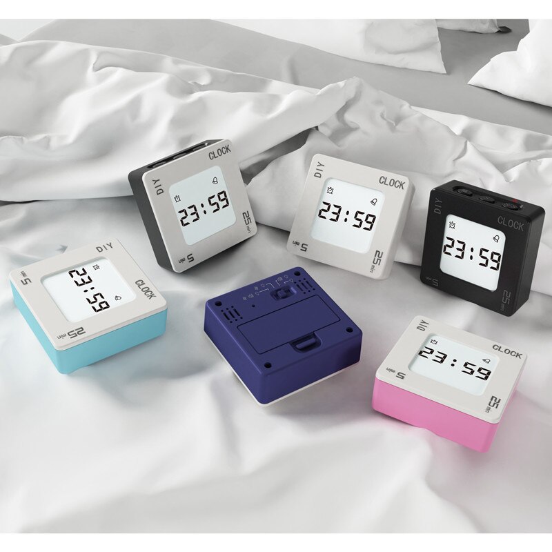 Digital Timer Shaking Digital Alarm Minute Time Manage Device Meeting Kitchen Timer DIY Multifunction Daily Clocks