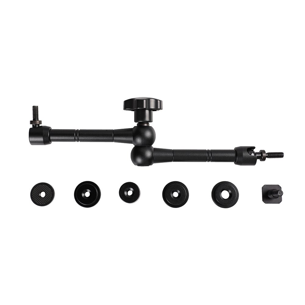 Dolly + 11 Inch Magic Arm Tafelblad Mobiele Rolling Video Rail Skater voor SLR DSLR Camera Slider Track Dolly Auto met Magic Arm