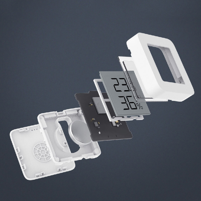 [Versión más reciente] termómetro Xiaomi Mijia Bluetooth 2 termómetro higrómetro Digital inalámbrico inteligente trabajo con la aplicación Mijia