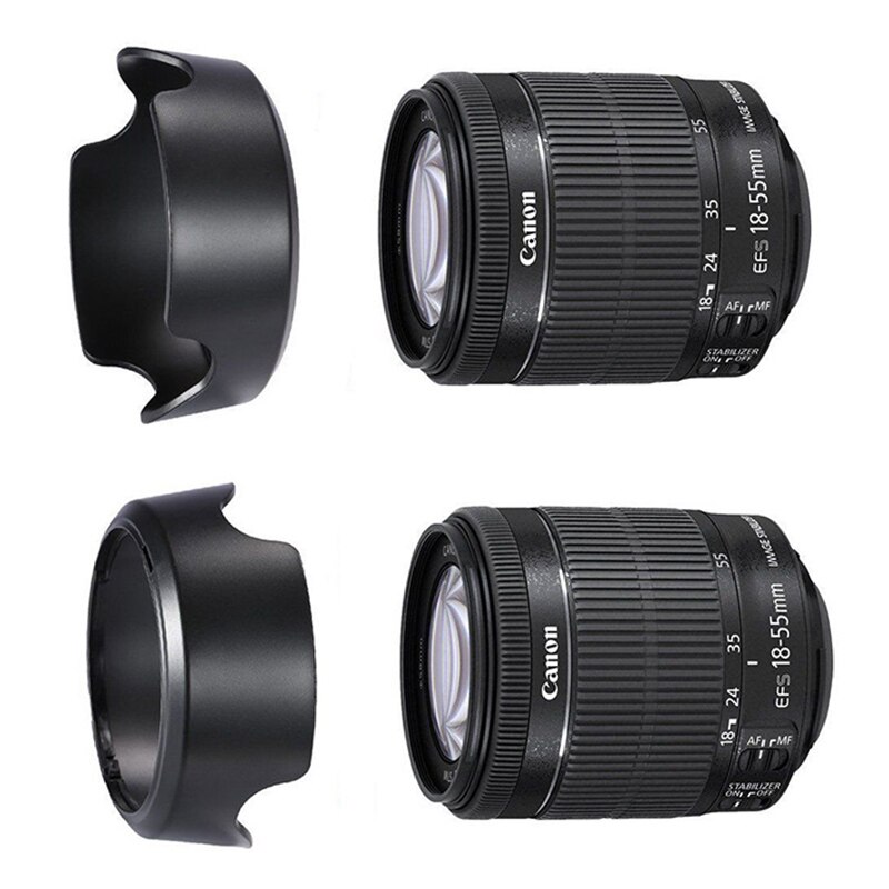 HB-69 Camera Lens Hood for Nikon AF-S DX 18-55mm F/3.5-5.6G VR II 52mm Good Shape Plastic Hood for Nikon D3200/D3300/D5200/D5300