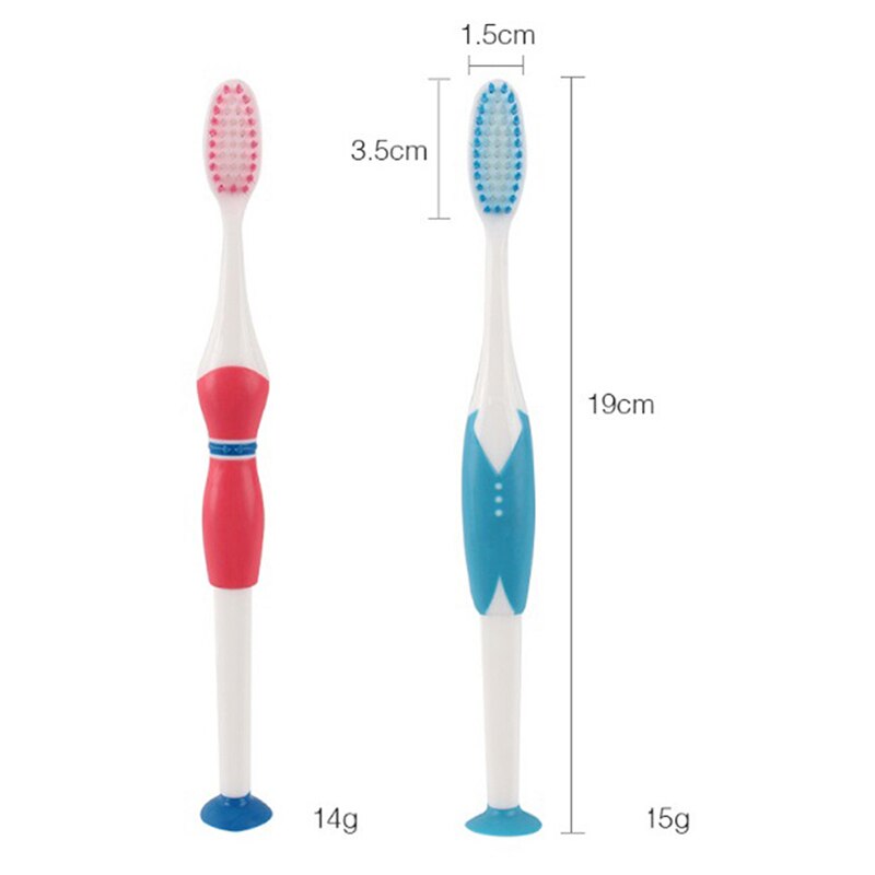 2pcs/set Two Loaded Silicone Adult Toothbrush Soft Bristle Soft Two Loaded Couple Tooth Brush Tongue Scraper Teeth Brush