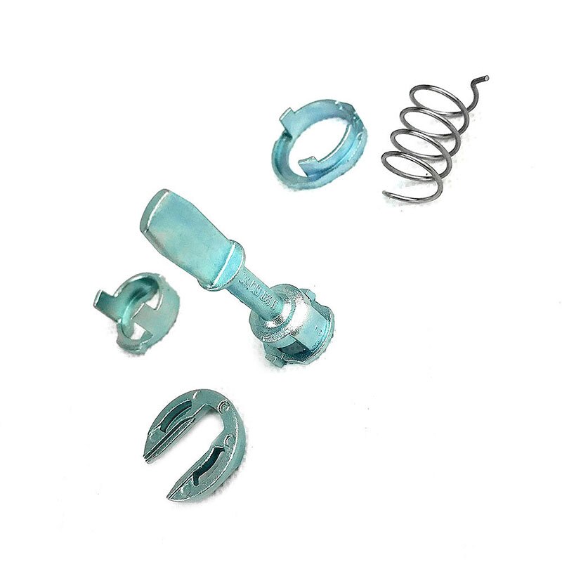 Silver Left Right Door Lock Kit Repair Kit Parts Premium for VW Golf MK4 Door Lock Cylinder 1U0837167