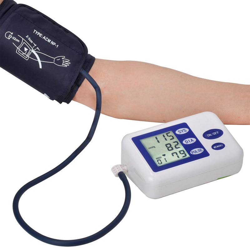 Arm Bloeddrukmeter Pulse Monitor Gezondheidszorg Monitoren Digitale Bovenste Draagbare Bloeddrukmeter Meter Bloeddrukmeter